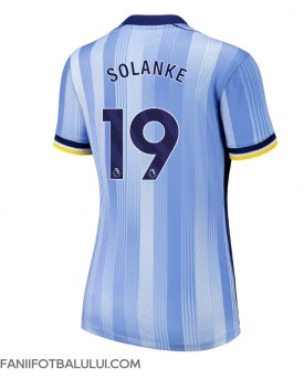 Tottenham Hotspur Dominic Solanke #19 Tricou Fotbal Replică 2024-25 Femei Deplasare